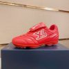 Louis Vuitton LV Red Footprint Soccer Sneaker