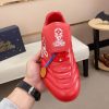 Louis Vuitton LV Red Footprint Soccer Sneaker