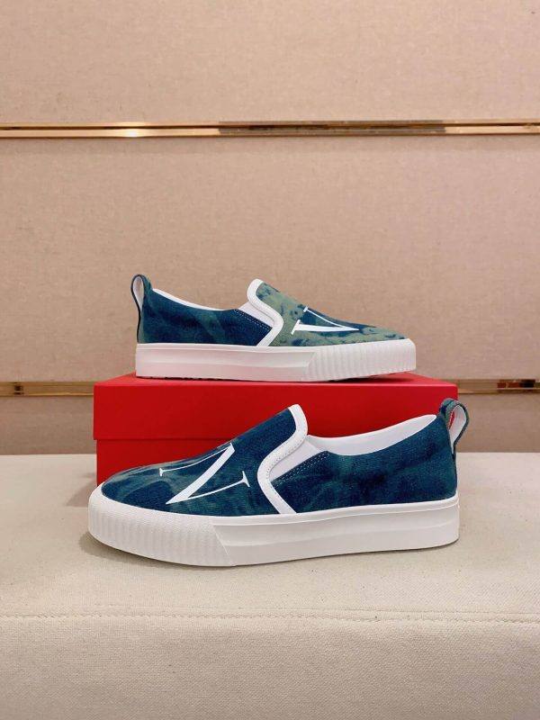 Valentino Garavani VLTN Canvas Slip-On Sneakers