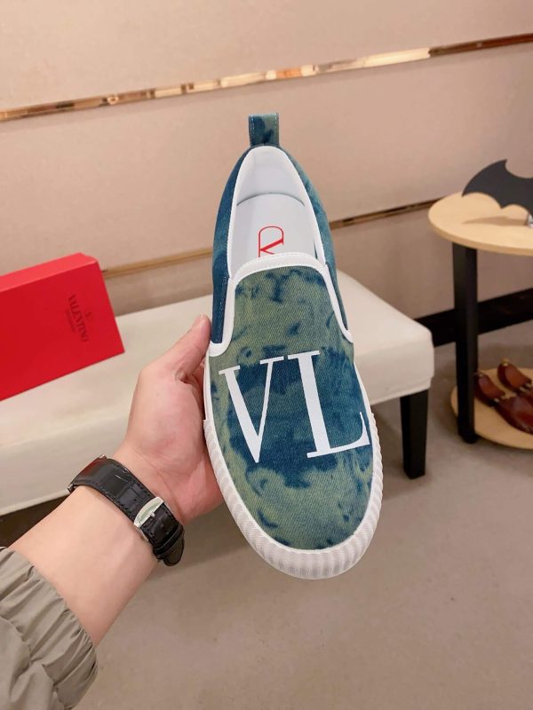 Valentino Garavani VLTN Canvas Slip-On Sneakers