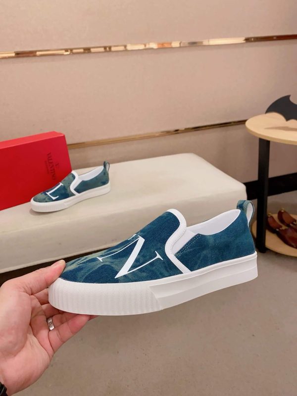 Valentino Garavani VLTN Canvas Slip-On Sneakers