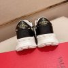 Valentino Garavani True Act Low-Top Trainer in Nappa Leather And Toile Iconographe Fabric