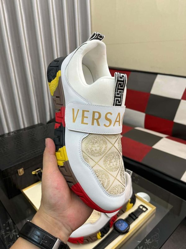 Versace Trigreca Sneakers in White