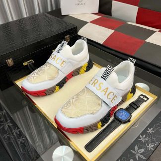 Versace Trigreca Sneakers in White