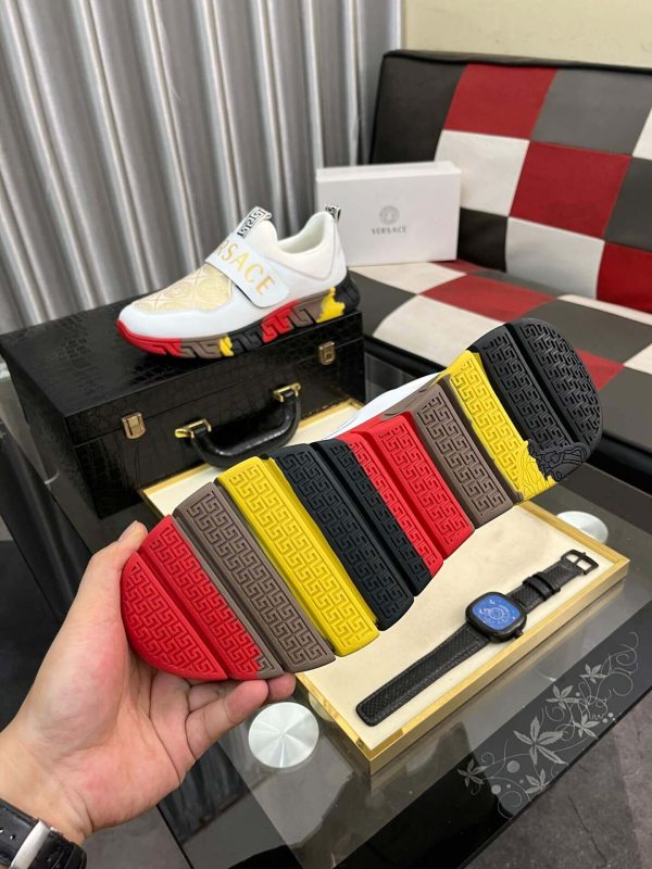 Versace Trigreca Sneakers in White