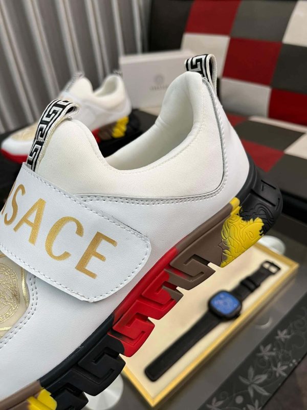 Versace Trigreca Sneakers in White