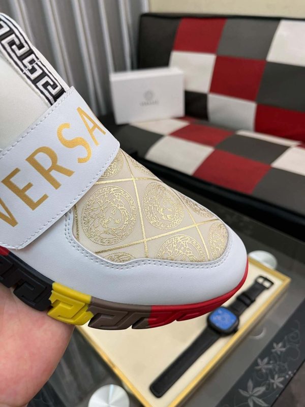 Versace Trigreca Sneakers in White