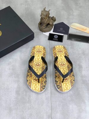 Versace Medusa Baroque Flip-Flops
