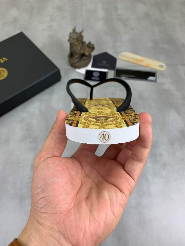 Versace Medusa Baroque Flip-Flops