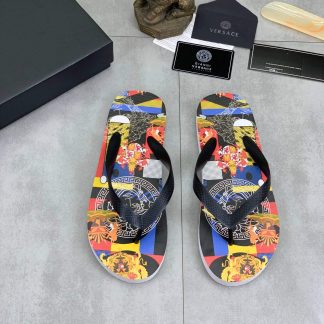 Versace Medussa Rubber Flip-Flops