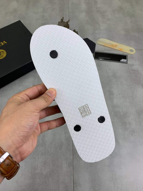 Versace Baroque Pattern Flip-Flops