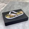 Versace Medusa Chainlink Flip-Flops