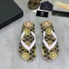 Versace Medusa Chainlink Flip-Flops