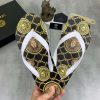 Versace Medusa Chainlink Flip-Flops