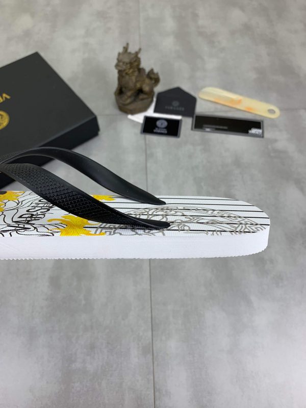 Versace Medusa and Baroque Flip-Flops