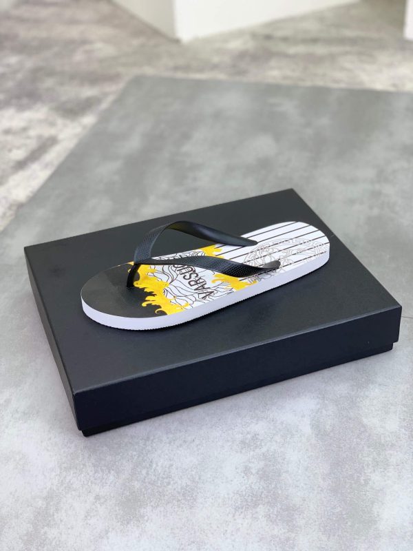 Versace Medusa and Baroque Flip-Flops