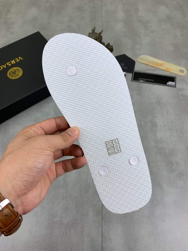 Versace Medusa Green Flip-Flops