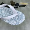 Versace White Rubber Flip-Flops