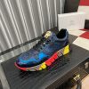 Versace Multicolor Trigreca Sneakers with Medusa Piece