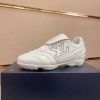 Louis Vuitton LV White Footprint Soccer Sneaker