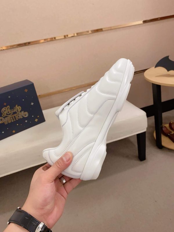 Louis Vuitton LV White Footprint Soccer Sneaker