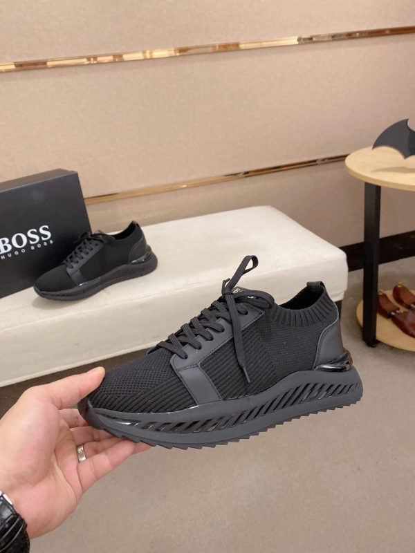BOSS TTNM Evo Trainers with Knitted Upper Black