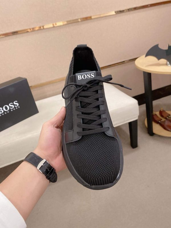 BOSS TTNM Evo Trainers with Knitted Upper Black