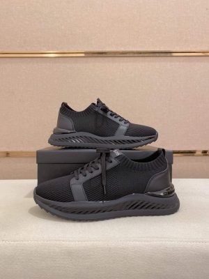 BOSS TTNM Evo Trainers with Knitted Upper Black