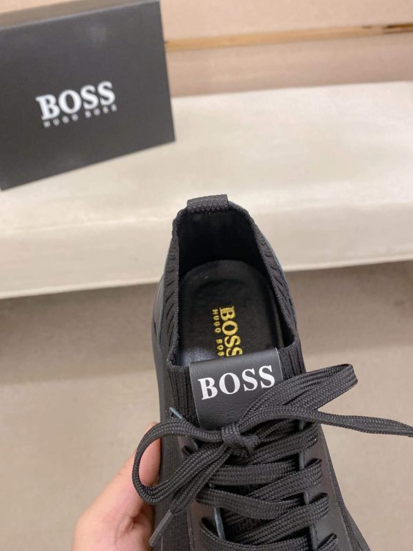 BOSS TTNM Evo Trainers with Knitted Upper Black