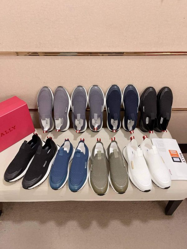 Bally Dewan Outline Sneaker In All Black