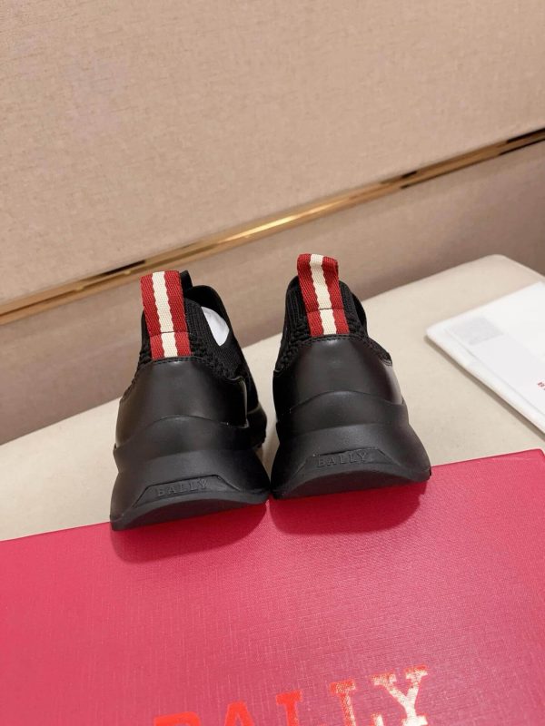 Bally Dewan Outline Sneaker In All Black