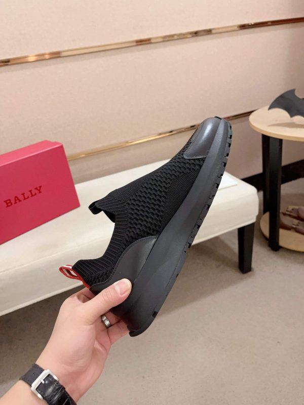 Bally Dewan Outline Sneaker In All Black