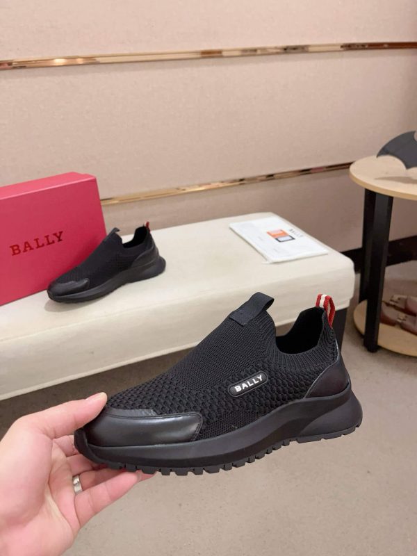 Bally Dewan Outline Sneaker In All Black