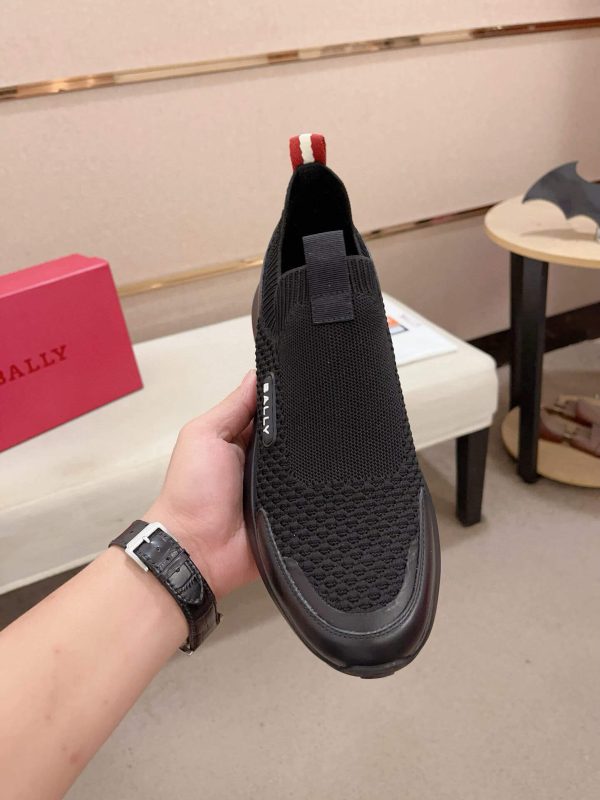 Bally Dewan Outline Sneaker In All Black