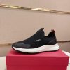 Bally Dewan Outline Sneaker In Black Knit
