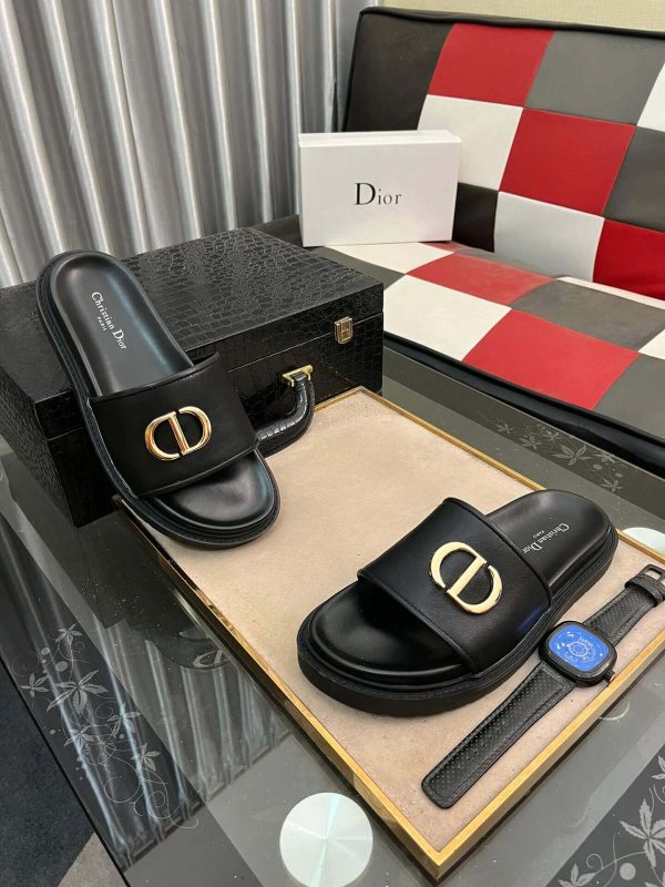 blackDior30Montaigneslidesandal_3 Dior CD Signature Slide Sandals in Black