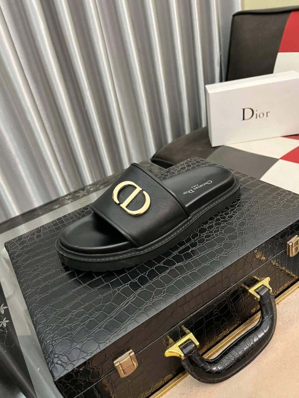 blackDior30Montaigneslidesandal_4 Dior CD Signature Slide Sandals in Black