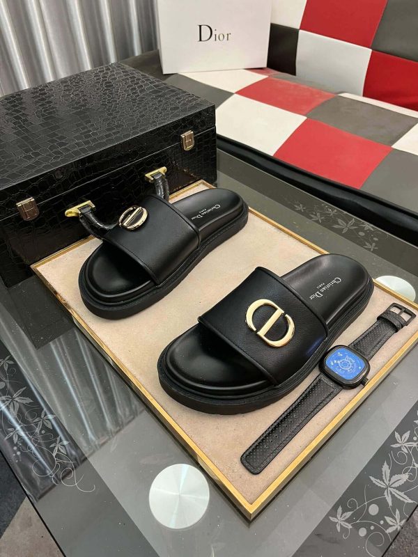 blackDior30Montaigneslidesandal_5 Dior CD Signature Slide Sandals in Black