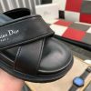 Dior Alias Black Leather Sandals