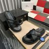 Dior Alias Black Leather Sandals