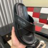 Dior Alias Black Leather Sandals