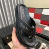 Dior Black Thong Sandals