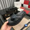 Dior Black Thong Sandals