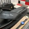Dior Black Thong Sandals