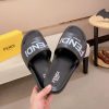 Fendi Roma Slides Black