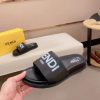 Fendi Roma Slides Black