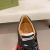 Gucci Ace Black GG Supreme Canvas Trainer with Web