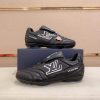Louis Vuitton LV Footprint Soccer Sneaker in Black