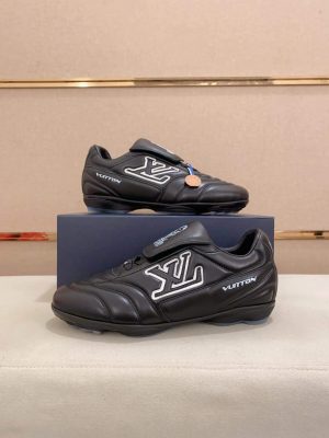 Louis Vuitton LV Footprint Soccer Sneaker in Black