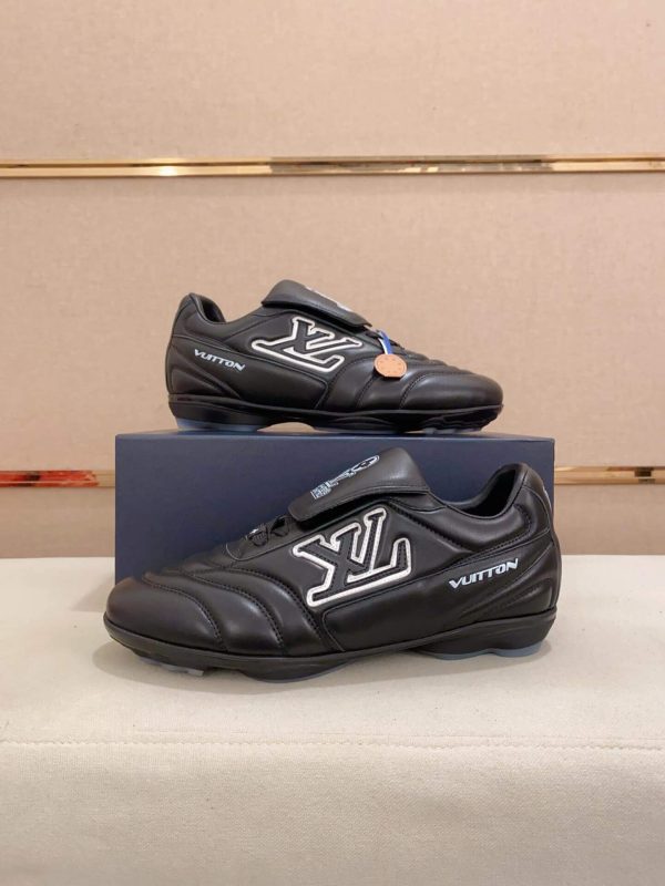 Louis Vuitton LV Footprint Soccer Sneaker in Black